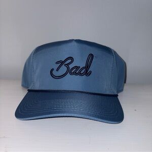 Bad Birdie Blue Rope Cap with Embroidered Logo
